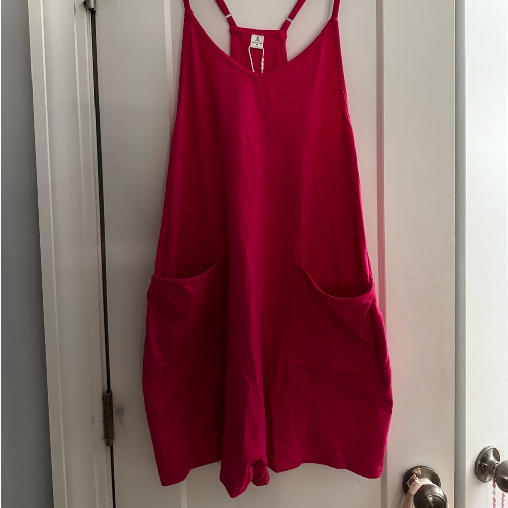 Women’s Anrabess Hot Pink Romper